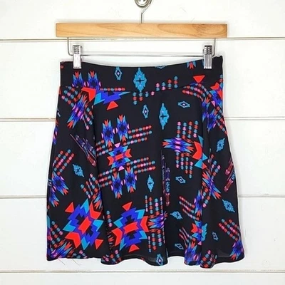 NWT Gianni Bini size small black red & blue mini skirt - Image 1 of 4