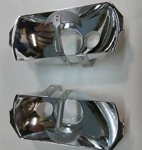 Euro style Head light Fog Light reflectors fitsMercedes W111 W108 W113 - Picture 1 of 7