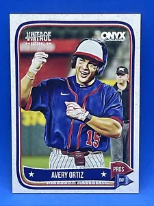 2024 Onyx Vintage Extended #OVAVOR Avery Ortiz - Picture 1 of 2
