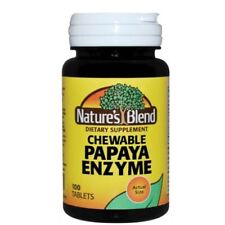 Papaye Digestif Enzyme 100 Mâcher Par Nature's Blend