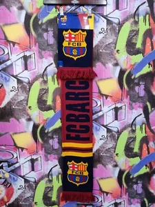 FC Barcelona Barca Spain Football Soccer Fan Scarf Length 138 cm - Picture 1 of 8