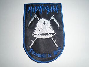 MIDNIGHT FAREWELL TO HELL EMBROIDERED PATCH