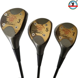 RARE! Daiwa Exceler Hand-Crafted Graphite Head Woods Set 3-5-7 Regular-Flex R/H - Picture 1 of 11