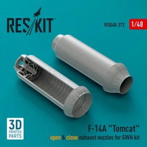 1/48 ResKit RSU48-0372 F-14A "Tomcat" open & close exhaust nozzles for GWH kit - Picture 1 of 1