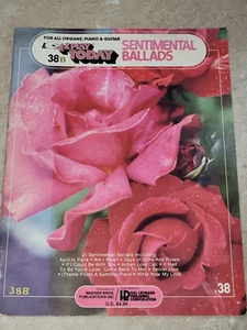 Vtg Hal leonard EZ Play Today Sentimental Ballads Song Book Piano Guitar Vocal - Picture 1 of 3