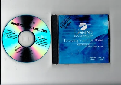 Bandas sonoras Daywind, Knowing You'll Be There, Gaither Vocal Band, Accomp. CD Foto 1 de 2
