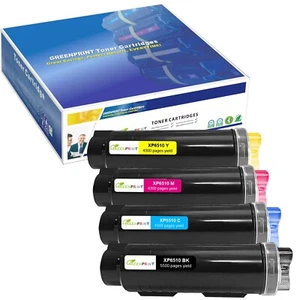 Compatible Toner Cartridges 4 Colors 6510 6515Extra High Yield5500 Pages BK 4300 - Picture 1 of 6