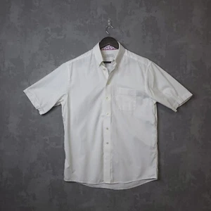 Eton Dress Shirt Men's Size 16.5 White Classic Fit Formal Collared Button-Down - Picture 1 of 9