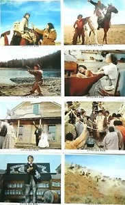 LITTLE BIG MAN DUSTIN HOFFMAN 1970 FULL SET OF 8 ORIGINAL UK LOBBY CARDS - Bild 1 von 11