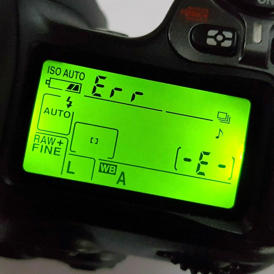 NIKON D90 ERR Reparatur + AF Sensor Justierung / ERROR / Fehlermeldung D 90 Fix - Bild 1 von 1