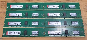 Kingston 8 x 8GB DDR4 1Rx8 PC4-2400T-R Server Memory RAM KVR24R17S8/8MA RDIMM - Picture 1 of 1