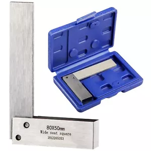 Machinist Quadrat Set Ingenieur 90 rechter Winkel Präzision geschliffener gehärteter Stahl - Bild 1 von 7