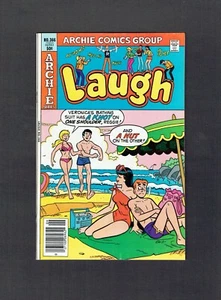 Laugh #366 Archie Series Bronze Age VF+ 1981 Betty & Veronica Bikini Beach GGA - Picture 1 of 2