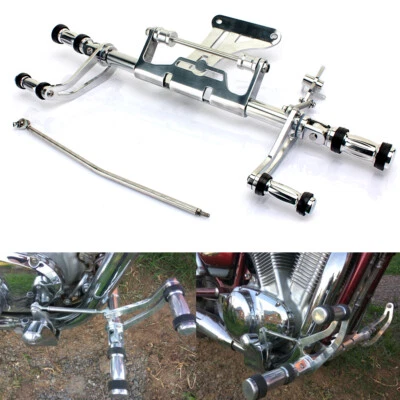 For Suzuki VS 1400 VS1400 Intruder 1987-2004 Polished Forward Controls Footpegs - image 1 of 4