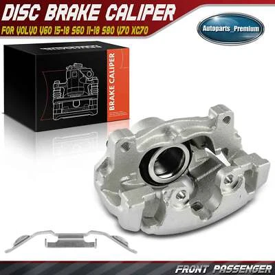 Front Passenger Brake Caliper for Volvo V60 15-18 S60 11-18 S80 07-16 V70 XC70 - Image 1 of 4