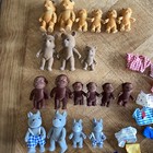 Lot de 19 Figurines Les Petites Malins Vintage Sylvanian Singe, Taureau, Âne Etc