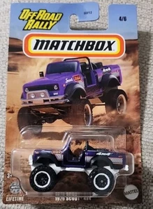 Matchbox 1976 Scout 4x4 OFF ROAD RALLY - Picture 1 of 2