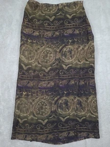 Vintage Chico's Design Maxi Wickelrock Gr. 2 Abstraktes Design New Old Stock - Bild 1 von 11