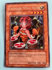 Yu-gi-oh cards LOD-059 THUNDER NYAN NYAN YuGiOh card game Caveman Girl MINT