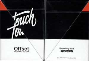 Offset Orange Touch Cardistry Playing Cards Poker Size Deck USPCC Custom Limited - Picture 1 of 7
