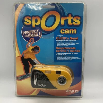 Cámara digital Argus Sports Cam NOS sellada - Leer goma no en buen estado Foto 1 de 4
