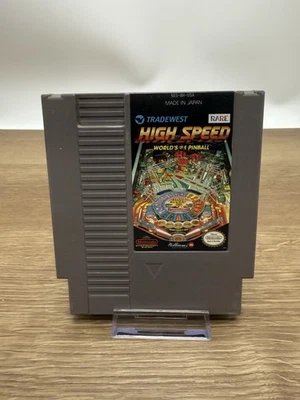 HIGH SPEED PINBALL NINTENDO NES VIDEO GAME LOOSE Tested - Image 1 of 3