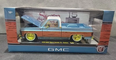 2025 M2 Machines Chase ~ 1976 GMC Sierra Grande 15 Custom ~ 1:24 ~ Flaws package - Image 1 of 4