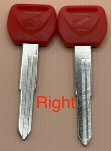 2 Key Blanks Honda CBR900 CBR900RR CBR929 CBR954 CBR1000 CBR1000F CBR1100 DN-01 - Picture 1 of 3