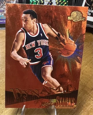 Tarjeta de la NBA SkyBox Premium #D8 1995-96 John Starks Dynamic New York Knicks Foto 1 de 2