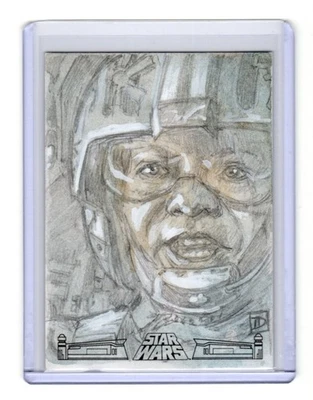 Star Wars A New Hope 2017 Topps Artist Sketch Card 1/1 Praetorian Guard - Image 1 of 4