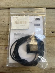 SON Rear Dynamo Mudguard Mount Bicycle Light. Black/clear - Picture 1 of 3