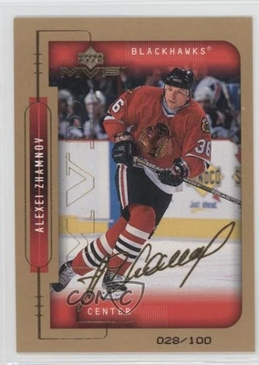 1999-00 Upper Deck MVP Gold Script /100 Alex Zhamnov Alexei Zhamnov #50 - Image 1 of 2