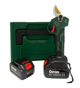 CESOIA TAGLIARAMI FORBICE CON 2 BATTERIA DA POTATURA TAGLIO 35mm 68V 6AH - Imagen 1 de 3