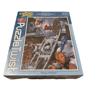 Neu 550 Teile Puzzle Twist Something Amiss Flügel des Winters - Bild 1 von 7