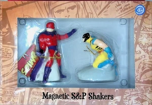 Westland Giftware Wolverine Magneto Ceramic Salt & Pepper Shaker Set Marvel New - Picture 1 of 4