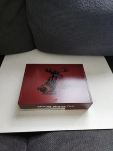 Caja de cigarros de madera vacía Chillin' Moose Too 6x52 Nicaragua 87/8x61/2x21/8 - Imagen 1 de 5