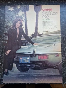 Clipping Tina Turner aus Creem 1975 Star's Cars No. 2 - Picture 1 of 1