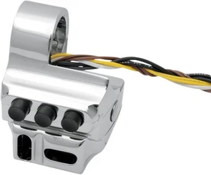 Performance Machine Contour Switch Housing Chrome Hydraulic Clutch 5-Button - Picture 1 of 1