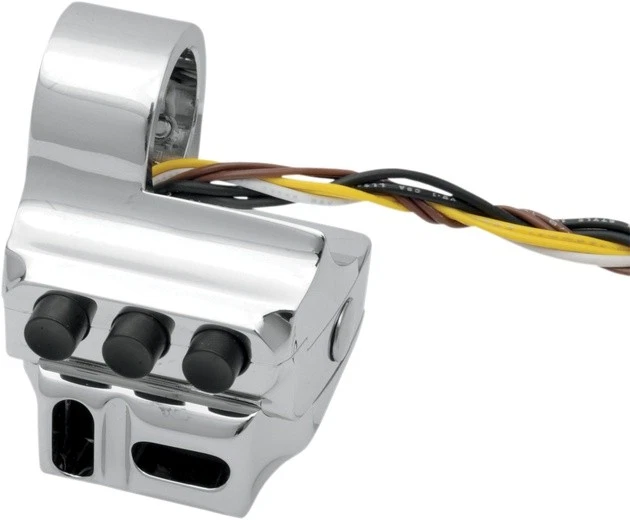 Performance Machine Contour Switch Housing Chrome Hydraulic Clutch 5-Button - Image 1 of 1