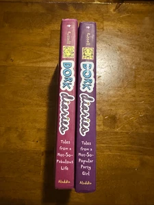 Dork Diaries 2 Book Set Hardcover By Rachel Renee Russell - Picture 1 of 6