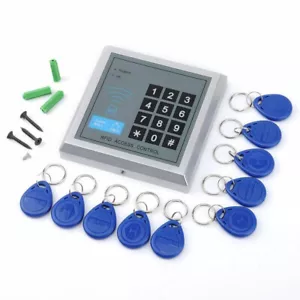 RFID Zutrittskontrolle Türöffner Codeschloss Zugangskontrolle mit 10 Schlüssel - Bild 1 von 10