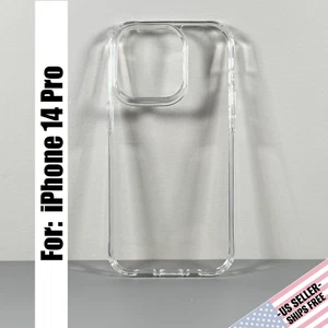 Case for iPhone 14 Pro - Basic Clear | Slim Fit + Soft Grip | Minimalist Cover - Picture 1 of 14