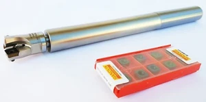 10x Sandvik R210-09 04 12M-PM 4240 + Hochvorschub Einschraubfräser + Aufnahme - Bild 1 von 5