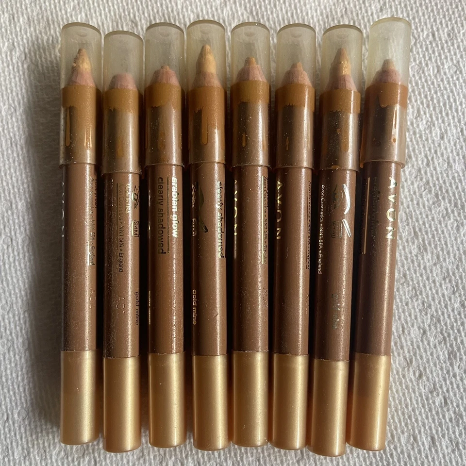 8 件全新 AVON ARABIAN GLOW 清晰阴影眼罩 - 金矿 — 第 1/1 张图片