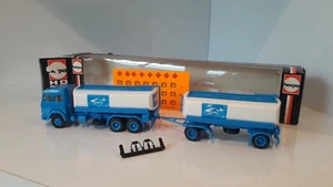 HERPA 813371 CAMION CITERNE REMORQUE ARAL IVECO MAGIRUS N/ BOITE HO, 1/87 - Foto 1 di 10