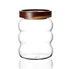 Clear Tea Coffee Sugar Canister Glass Food Storage Jar  Sugar