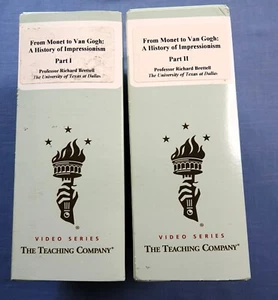 6 VHS TAPES GREAT COURSES: HISTORY IMPRESSIONISM, FROM MONET TO VAN GOGH 2002 - Picture 1 of 5