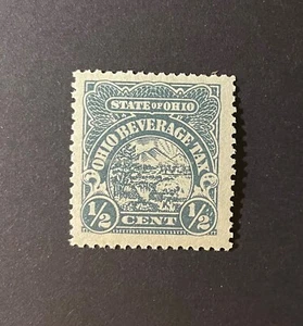 Ohio State Revenue - ½ cent Beverage (Beer) Tax #B3 - OG - MNH - OH - Picture 1 of 2