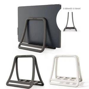 Lagerung Vertikaler Laptop-Ständer Rutsch fest Tablet-Halterung - Photo 1/10