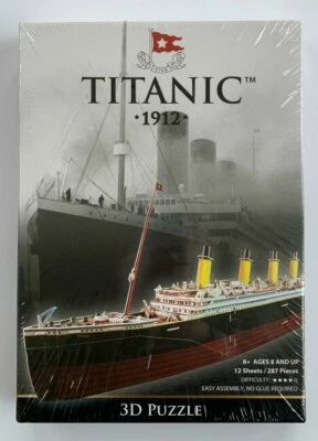 Titanic 1912 - Rompecabezas 3D White Star Line 287 Piezas Regalo Foto 1 de 2